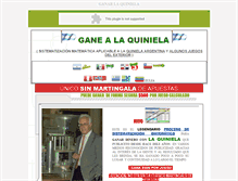 Tablet Screenshot of ganarlaquiniela.com